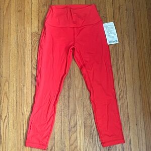 lululemon athletica Red Leggings